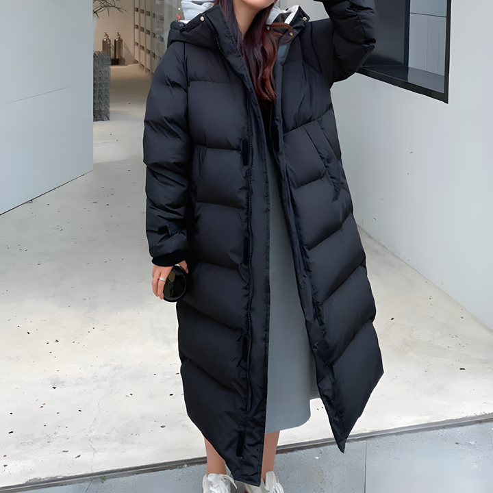 Doudoune Femme Hiver Longues Manches Élégante - PanierRoyale