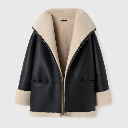 Veste Parka Femme Élégante et Chaude avec Capuchon
