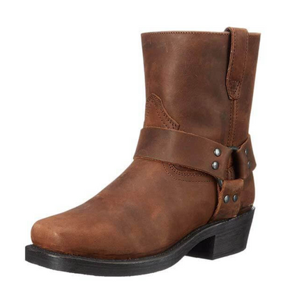 Bottes Homme Cuir Vintage Confort Moderne Classique - PanierRoyale