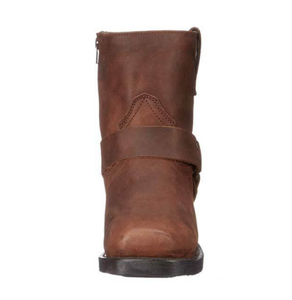Bottes Homme Cuir Vintage Confort Moderne Classique