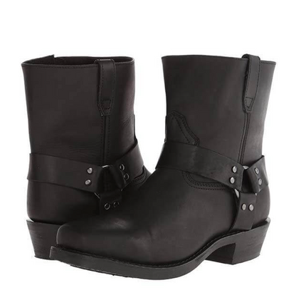 Bottes Homme Cuir Vintage Confort Moderne Classique