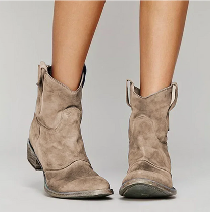 Bottes Western Cuir Élégantes pour Femme