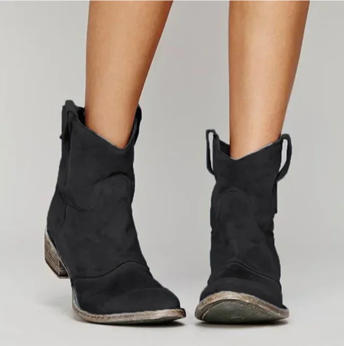Bottes Western Cuir Élégantes pour Femme