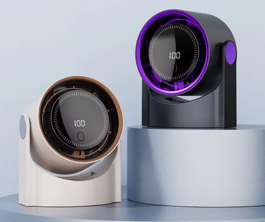 Ventilateur de Bureau Silencieux avec Affichage LCD - PanierRoyale