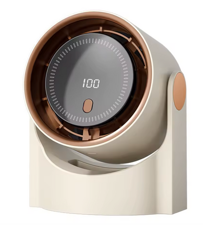 Ventilateur de Bureau Silencieux avec Affichage LCD