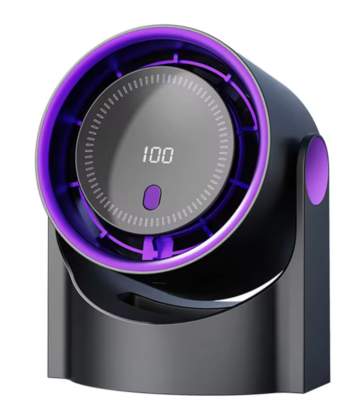 Ventilateur de Bureau Silencieux avec Affichage LCD
