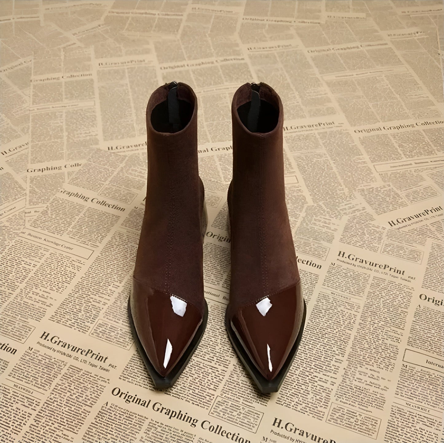 Bottines Femme Hiver Talon Bloc Chaussures