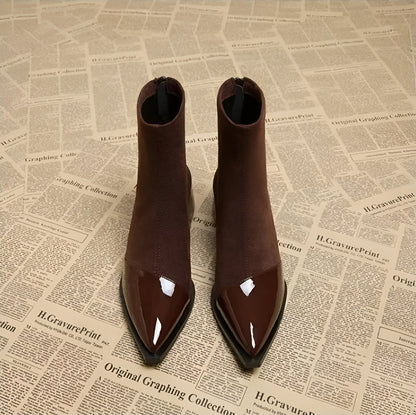 Bottines Femme Hiver Talon Bloc Chaussures
