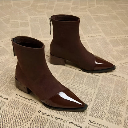 Bottines Femme Hiver Talon Bloc Chaussures
