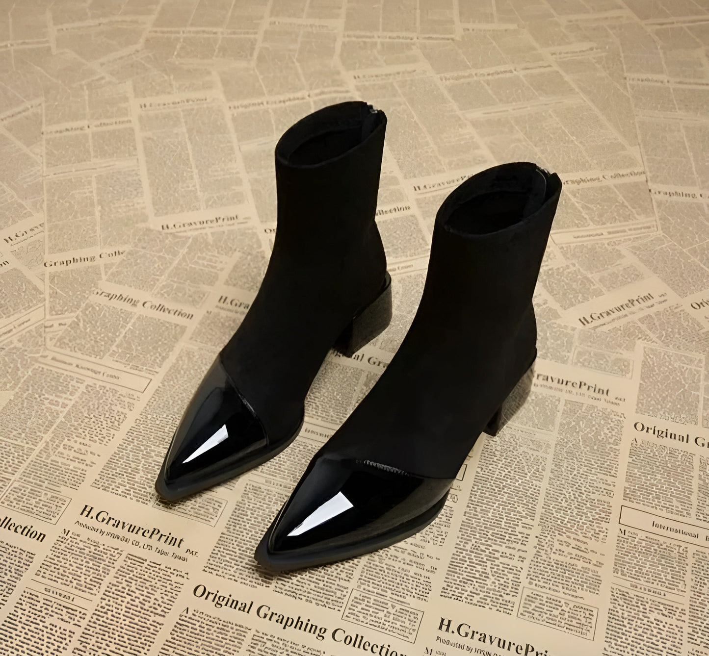 Bottines Femme Hiver Talon Bloc Chaussures