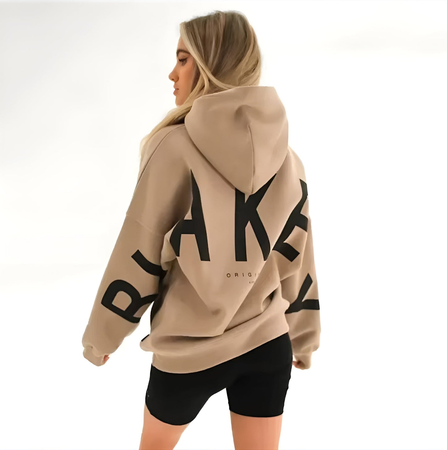 Sweat à Capuche Femme Grand Taille Confortable avec Poche - PanierRoyale