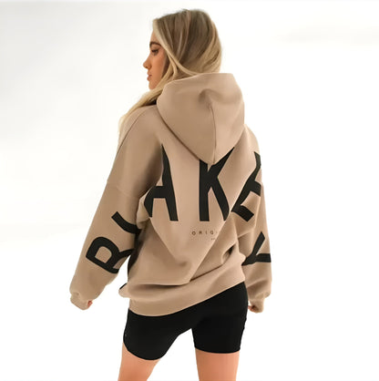 Sweat à Capuche Femme Grand Taille Confortable avec Poche - PanierRoyale