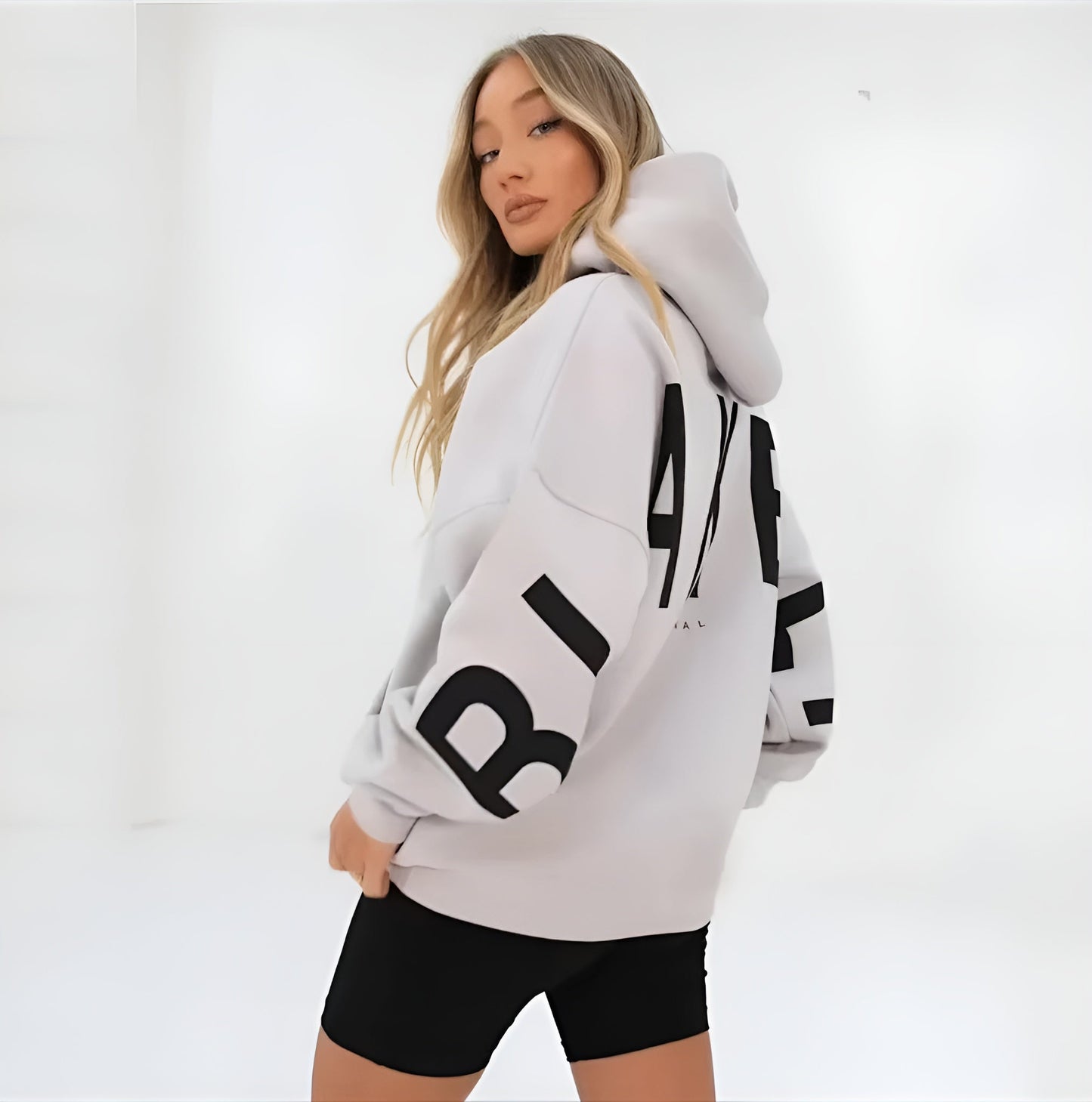 Sweat à Capuche Femme Grand Taille Confortable avec Poche