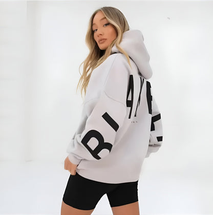 Sweat à Capuche Femme Grand Taille Confortable avec Poche