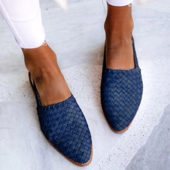 Ballerines Tressées Printanières pour Femmes