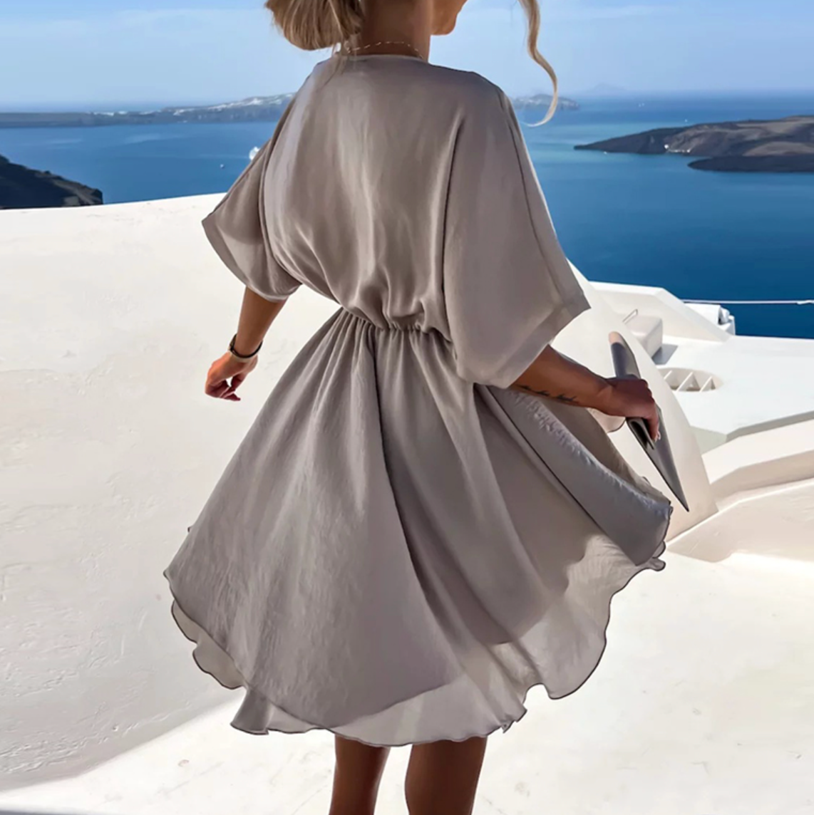Robe Été Légère et Féminine en Tissu Doux