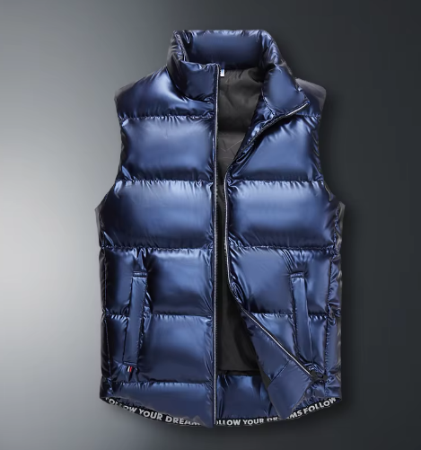 Gilet Thermique Homme Hiver Noir Sans Manches
