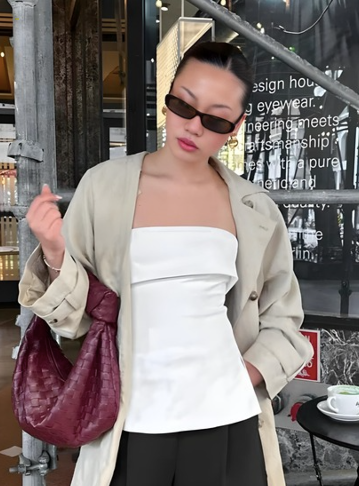 Top sans bretelles femme élégant