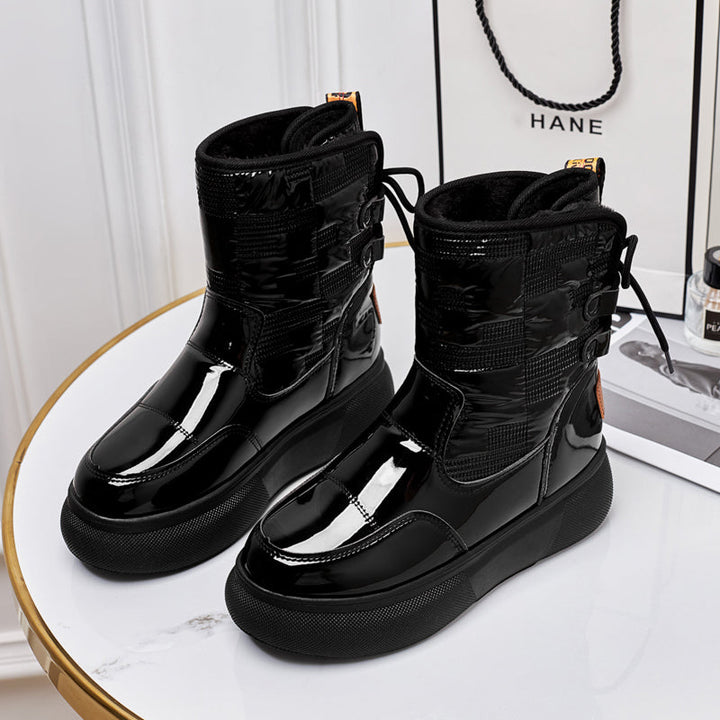 Bottes Femme Hiver Imperméables et Chaussures à Traction