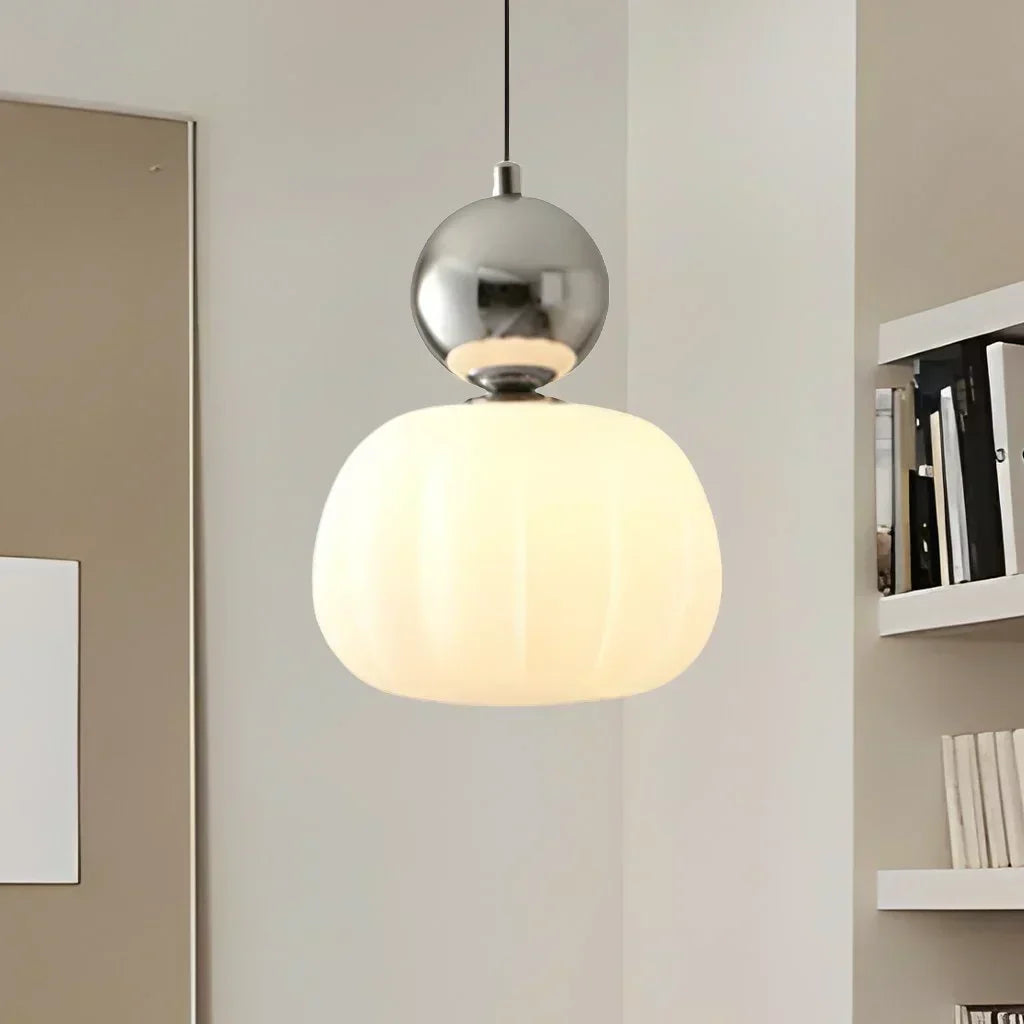 Luminaire Suspendu en Verre Transparent Design Élégant