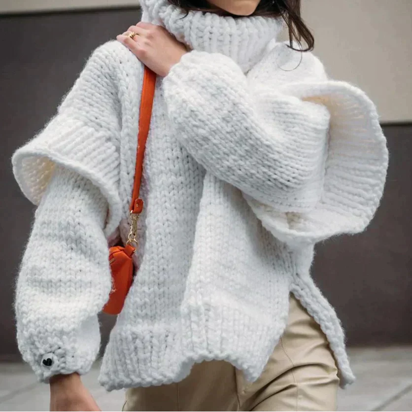 Pull Col Roulé Femme Confortable et Élégant pour Tous Les Jours