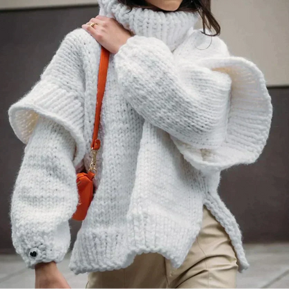 Pull Col Roulé Femme Confortable et Élégant pour Tous Les Jours