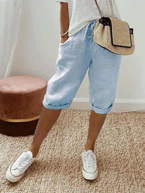 Pantalon Femme Taille Haute Confort et Léger
