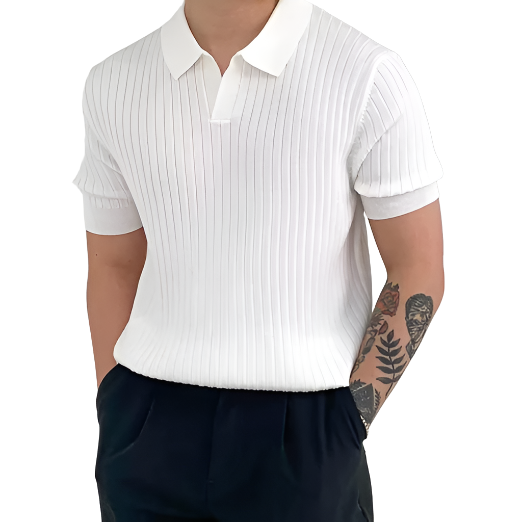 Polo Homme Coton Classique à Manches Courtes