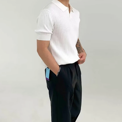 Polo Homme Coton Classique à Manches Courtes - BerlinGlamour