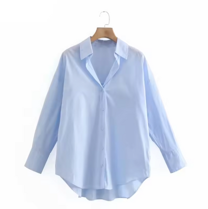 Chemisier femme satin vert émeraude manches longues