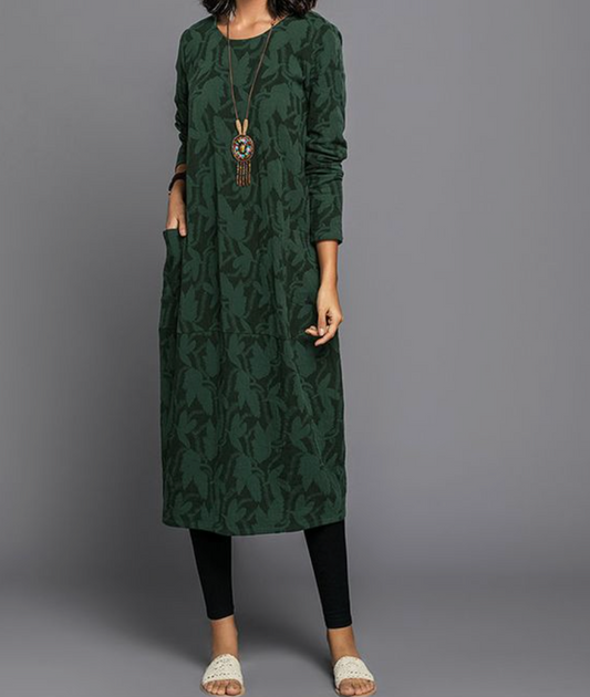 Robe Vert Émeraude Élégante et Tendance - PanierRoyale