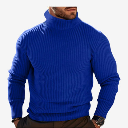 Pull Col Roulé Slim Fit Élégant Homme - PanierRoyale
