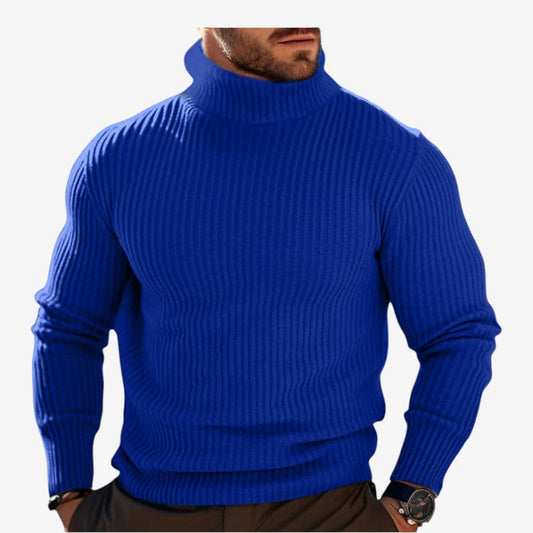 Pull Col Roulé Slim Fit Élégant Homme - PanierRoyale