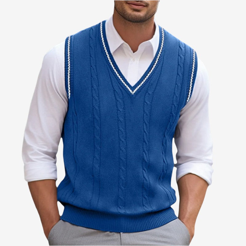 Pull Slim Fit Manches Courtes Homme