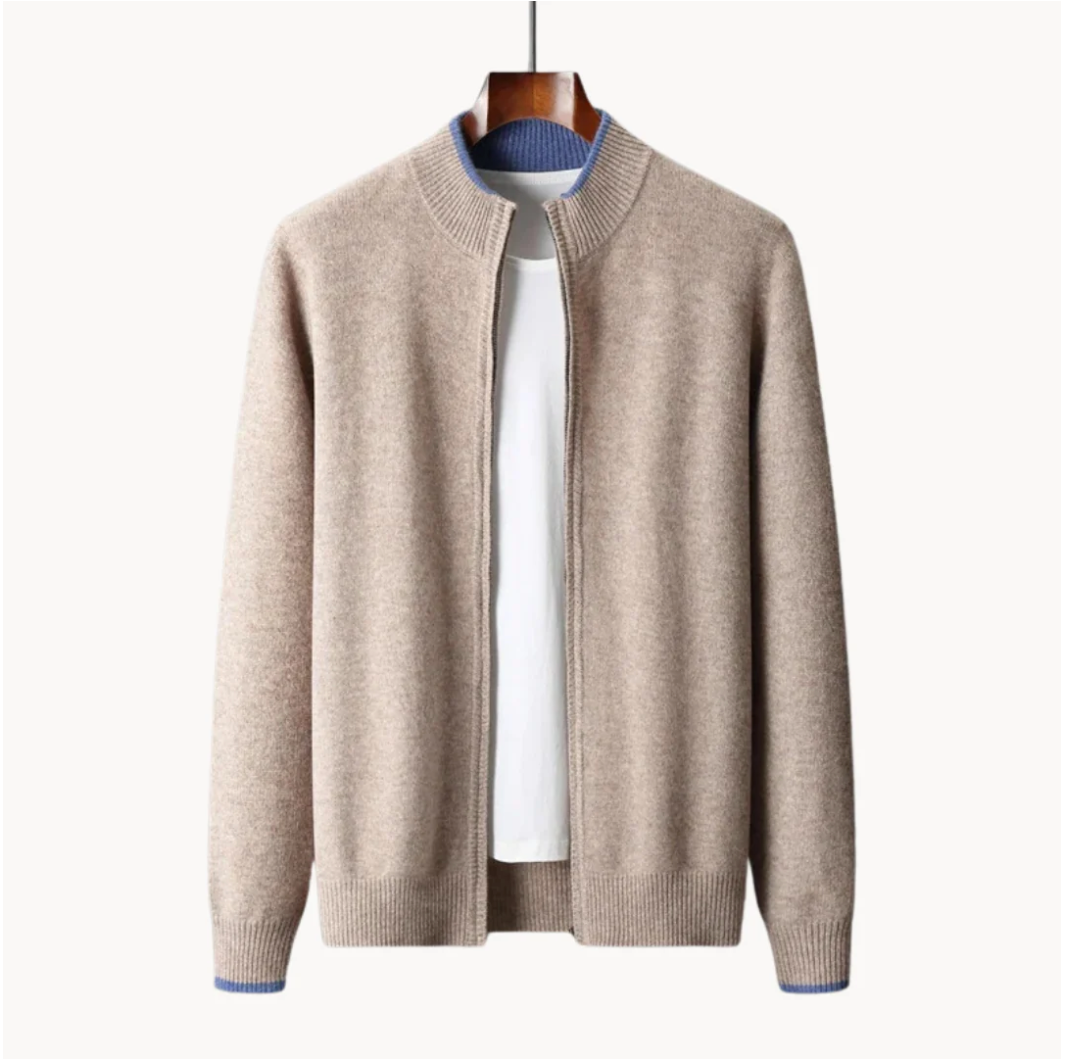Pull Col Montant Fermeture Éclair Sport - PanierRoyale