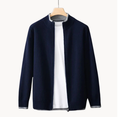 Pull Col Montant Fermeture Éclair Sport