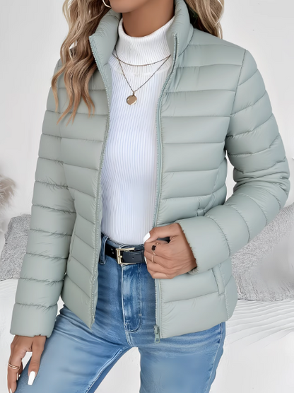 Veste Femme Matelassée Légère Coupe Printanière - PanierRoyale
