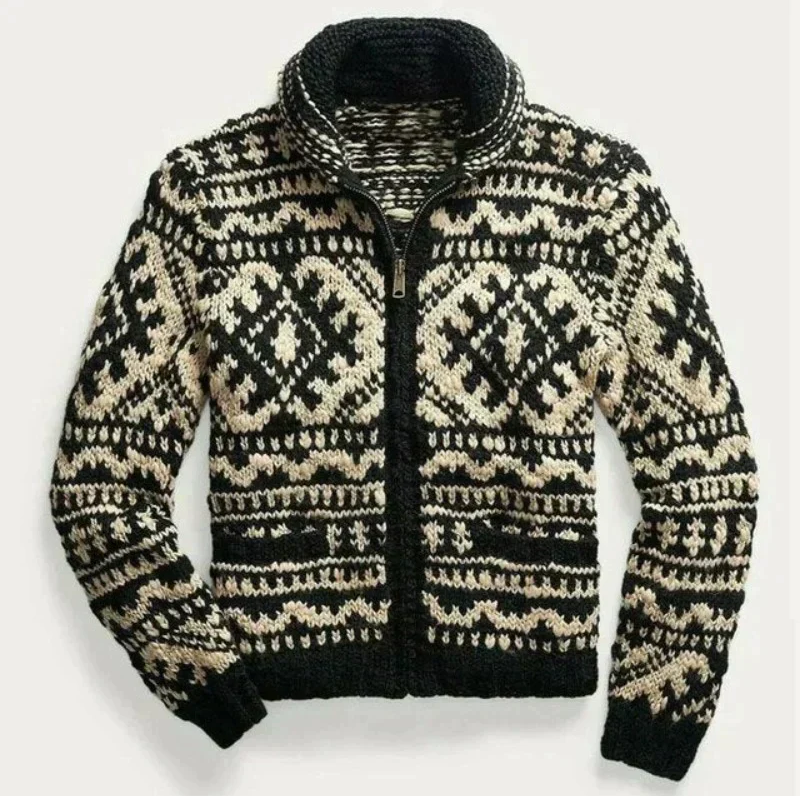 Veste Hiver Homme Laine Chaude et Confortable - PanierRoyale
