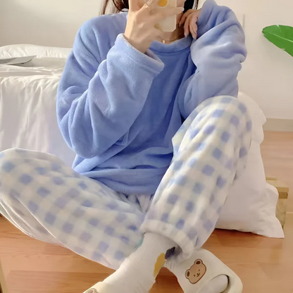 Pyjama Femme Confort et Doux pour Maison