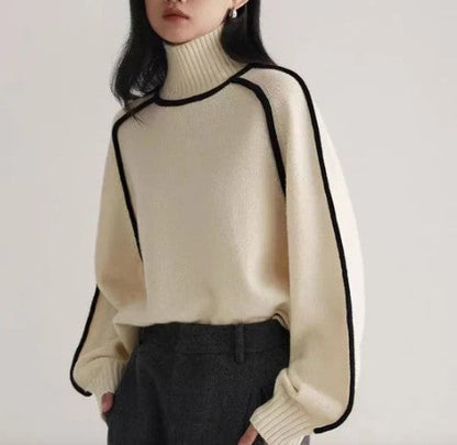 Pull Col Roulé Femme Chic pour Automne Hiver - PanierRoyale