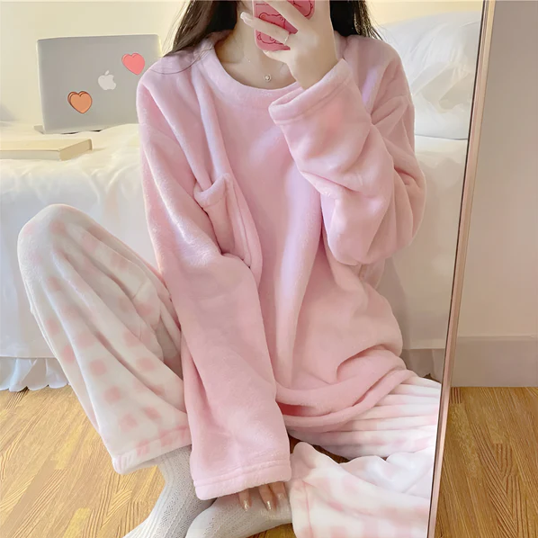 Pyjama Femme Confort et Doux pour Maison