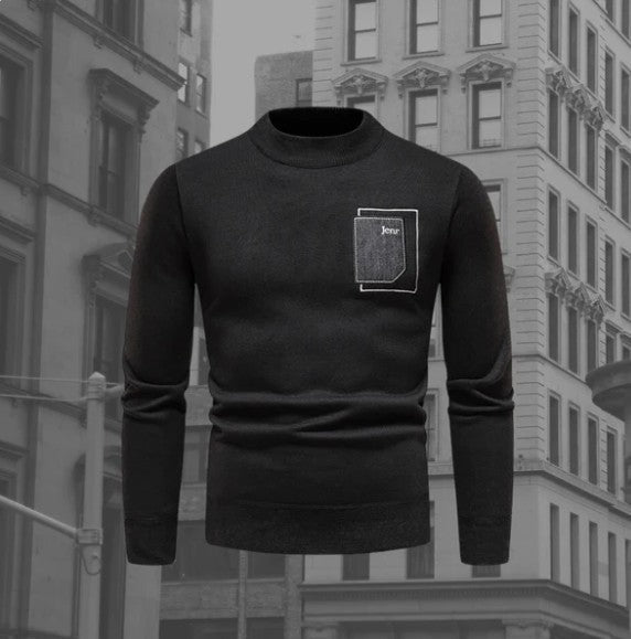 Pull Homme Classique Col Rond pour Tous les Jours