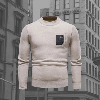 Pull Homme Classique Col Rond pour Tous les Jours