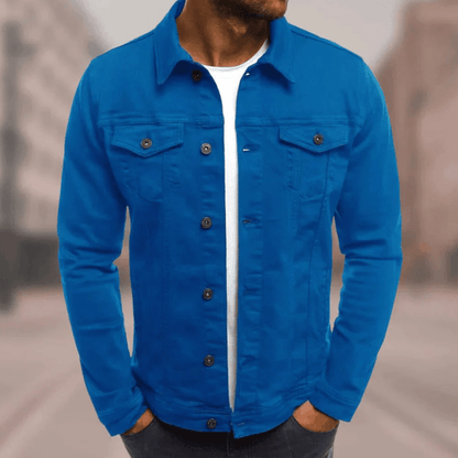 Veste Jean Homme Slim Fit avec Poches