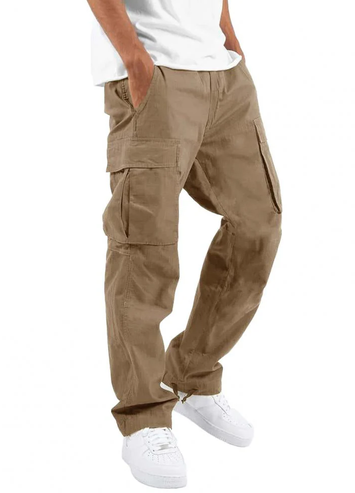Pantalon Cargo Homme Noir et Confortable
