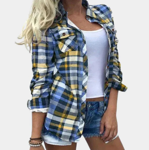 Chemise Femme Élégante Manches Courtes pour Été - PanierRoyale