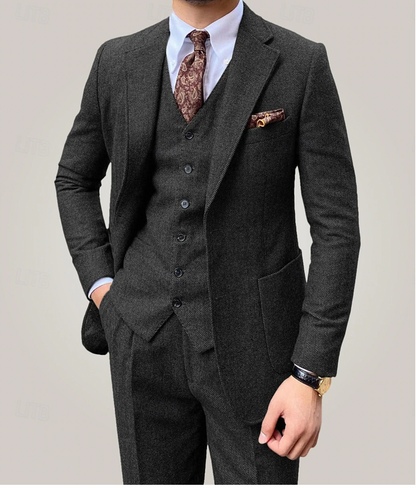 Costume Mariage Homme 3 Pièces Classique Élégant