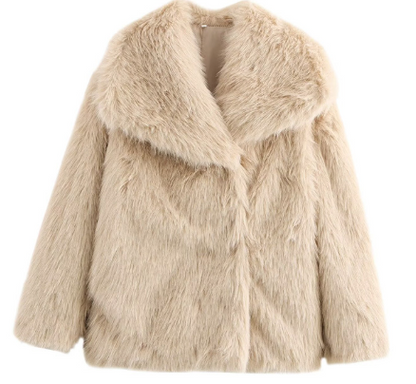 Veste en Fourrure Synthétique Élégante et Chaude