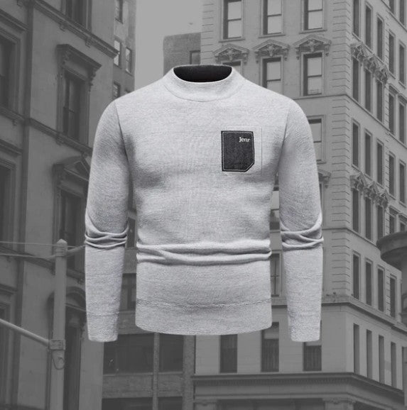 Pull Homme Classique Col Rond pour Tous les Jours