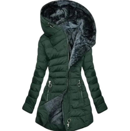 Parka Stylée À Capuche Pour Femme | Hiver
